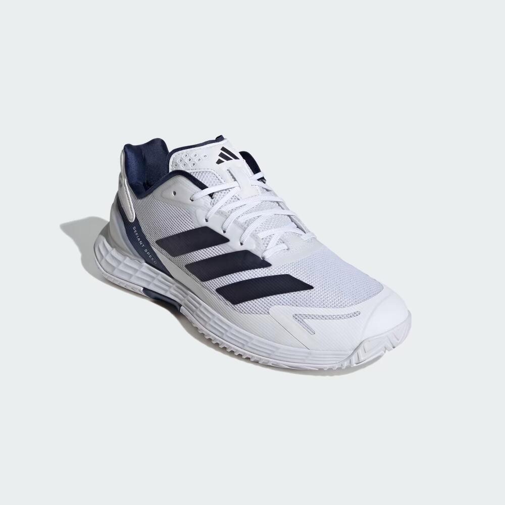NEW ADIDAS men's defiant speed 2 tennis shoes in white